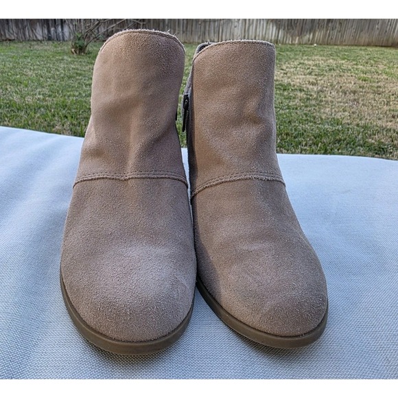 Koolaburra by Ugg Sofiya Suede Ankle Booties Boots Size 7 Amphora Brown 1096440 - Picture 2 of 11